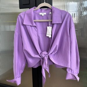 Vince. Tie up blouse